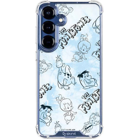 The Flinstones The Flintstones Tie Dye Print Galaxy S25 Plus Clear Case