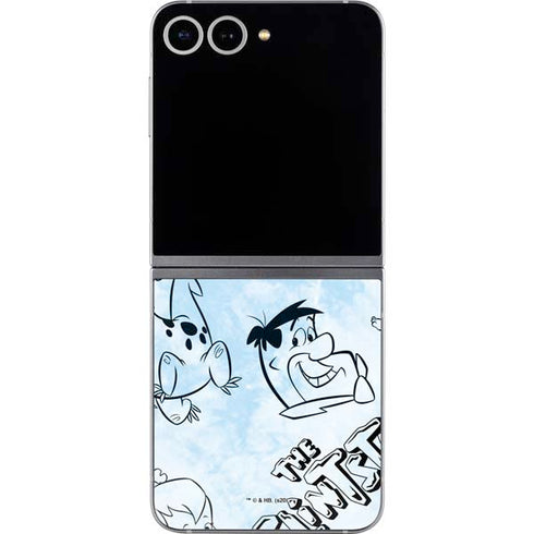 The Flinstones The Flintstones Tie Dye Print Galaxy Z Flip6 Skin