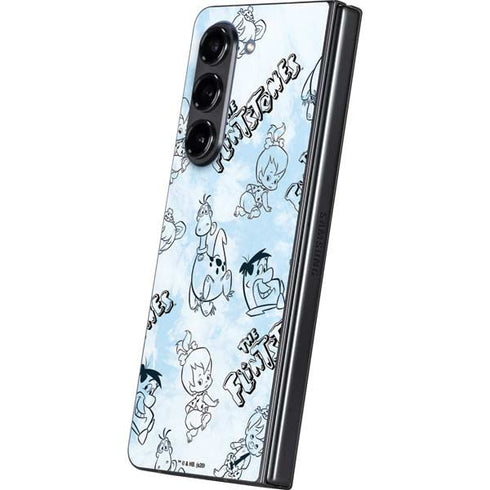 The Flinstones The Flintstones Tie Dye Print Galaxy Z Fold5 5G Skin