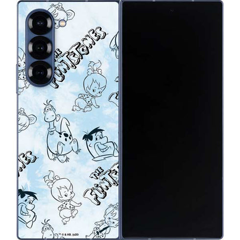 The Flinstones The Flintstones Tie Dye Print Galaxy Z Fold6 Skin