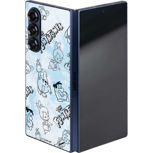 The Flinstones The Flintstones Tie Dye Print Galaxy Z Fold6 Skin