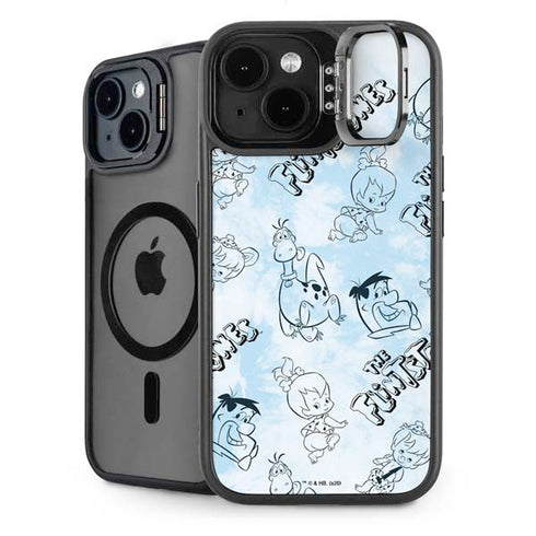 The Flinstones The Flintstones Tie Dye Print iPhone 14 Plus Kickstand Case