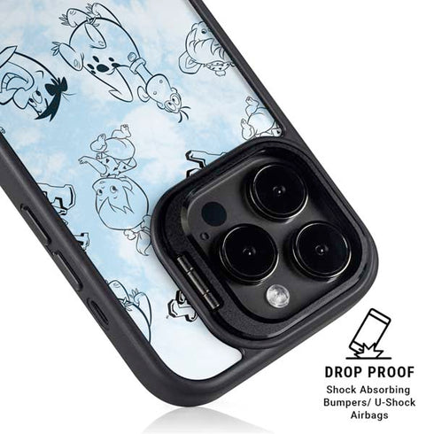 The Flinstones The Flintstones Tie Dye Print iPhone 14 Pro Max Kickstand Case