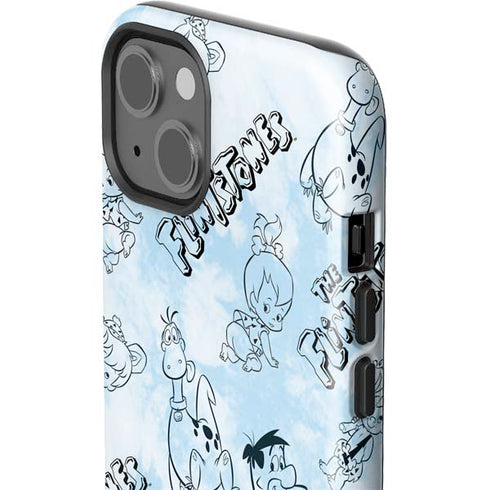 The Flinstones The Flintstones Tie Dye Print iPhone 15 Impact Case