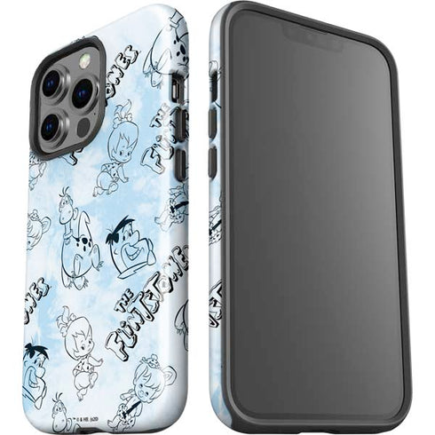 The Flinstones The Flintstones Tie Dye Print iPhone 15 Pro Impact Case