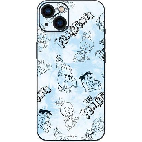The Flinstones The Flintstones Tie Dye Print iPhone 15 Skin