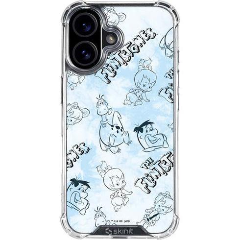 The Flinstones The Flintstones Tie Dye Print iPhone 16 Clear Case