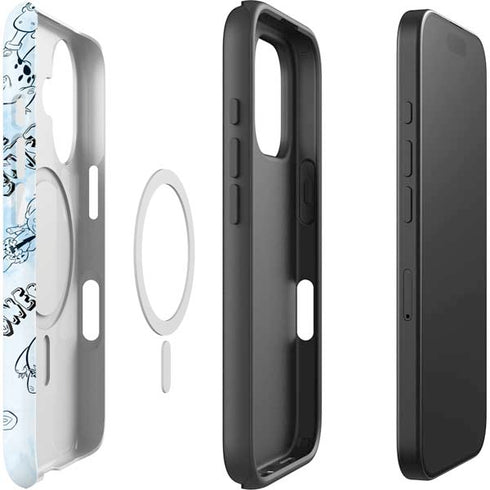 The Flinstones The Flintstones Tie Dye Print iPhone 16 Magsafe Impact Case