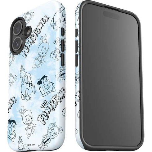 The Flinstones The Flintstones Tie Dye Print iPhone 16 Plus Impact Case