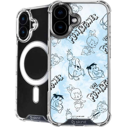 The Flinstones The Flintstones Tie Dye Print iPhone 16 Plus MagSafe Case