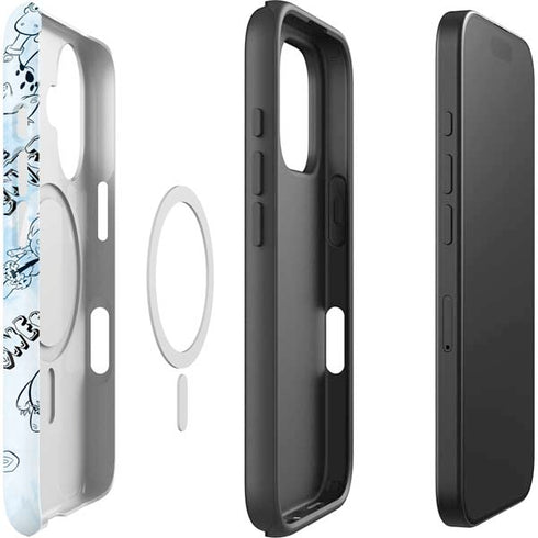 The Flinstones The Flintstones Tie Dye Print iPhone 16 Plus Magsafe Impact Case