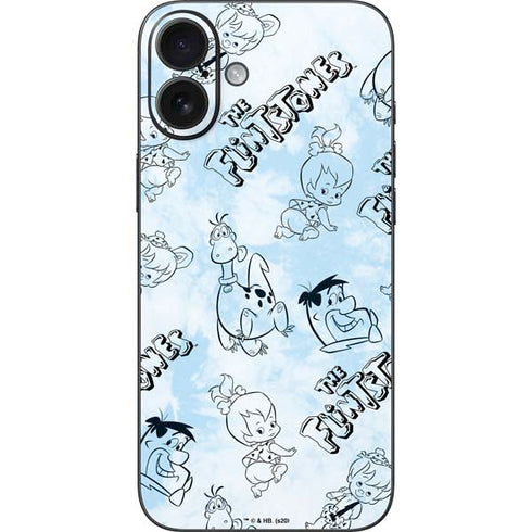 The Flinstones The Flintstones Tie Dye Print iPhone 16 Plus Skin