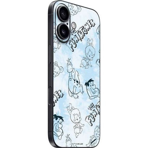 The Flinstones The Flintstones Tie Dye Print iPhone 16 Plus Skin