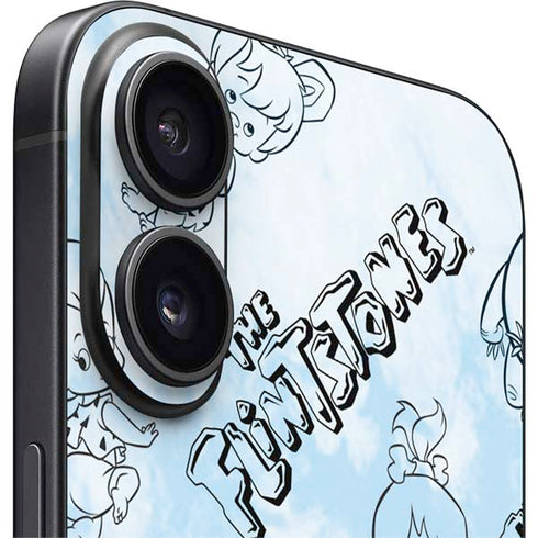 The Flinstones The Flintstones Tie Dye Print iPhone 16 Plus Skin