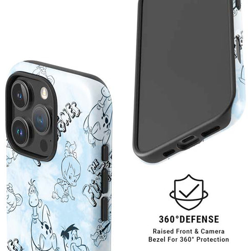 The Flinstones The Flintstones Tie Dye Print iPhone 16 Pro Magsafe Impact Case