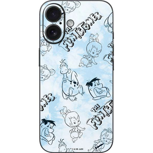 The Flinstones The Flintstones Tie Dye Print iPhone 16 Skin