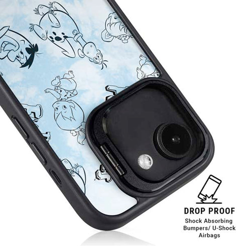 The Flinstones The Flintstones Tie Dye Print iPhone 16e Kickstand Case