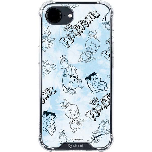 The Flinstones The Flintstones Tie Dye Print iPhone 16e Clear Case