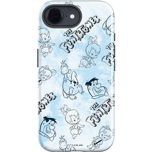 The Flinstones The Flintstones Tie Dye Print iPhone 16e Impact Case