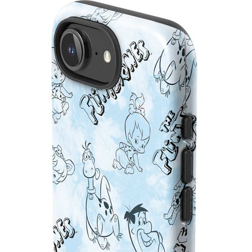 The Flinstones The Flintstones Tie Dye Print iPhone 16e Impact Case