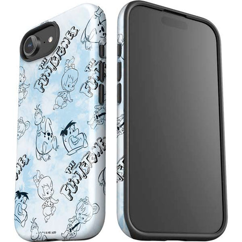 The Flinstones The Flintstones Tie Dye Print iPhone 16e Impact Case