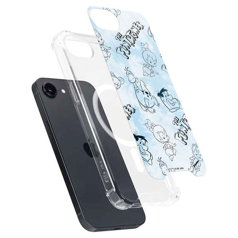 The Flinstones The Flintstones Tie Dye Print iPhone 16e MagSafe Case