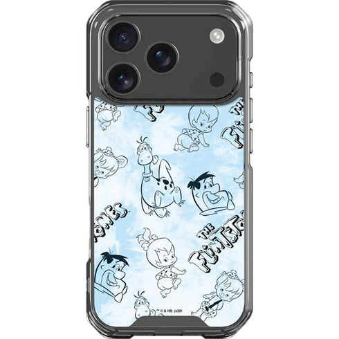 The Flinstones The Flintstones Tie Dye Print iPhone 18 Pro Clear Case