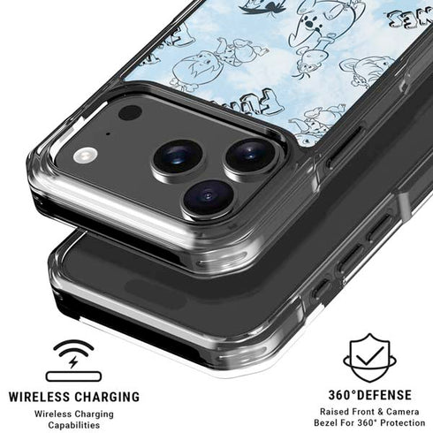 The Flinstones The Flintstones Tie Dye Print iPhone 18 Pro Clear Case