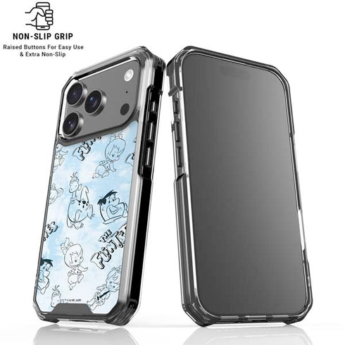The Flinstones The Flintstones Tie Dye Print iPhone 18 Pro Clear Case