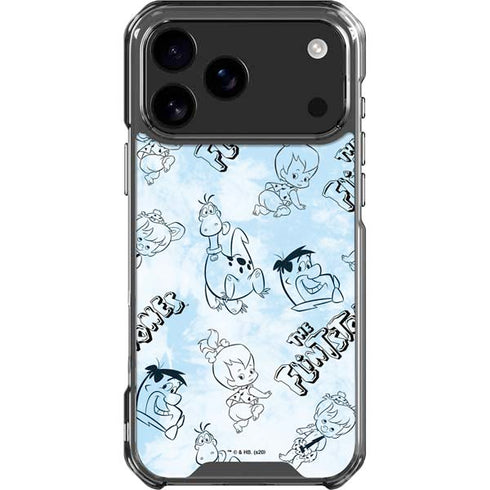 The Flinstones The Flintstones Tie Dye Print iPhone 18 Pro Max Clear Case