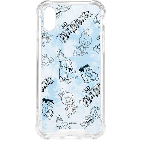 The Flinstones The Flintstones Tie Dye Print iPhone XS Clear Case