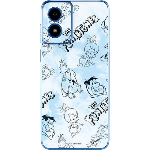 The Flinstones The Flintstones Tie Dye Print Moto G Play 4G (2024) Skin