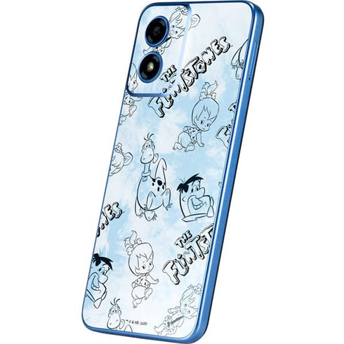 The Flinstones The Flintstones Tie Dye Print Moto G Play 4G (2024) Skin