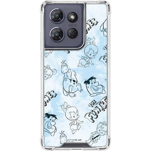The Flinstones The Flintstones Tie Dye Print Moto G Stylus 5G (2025) Clear Case