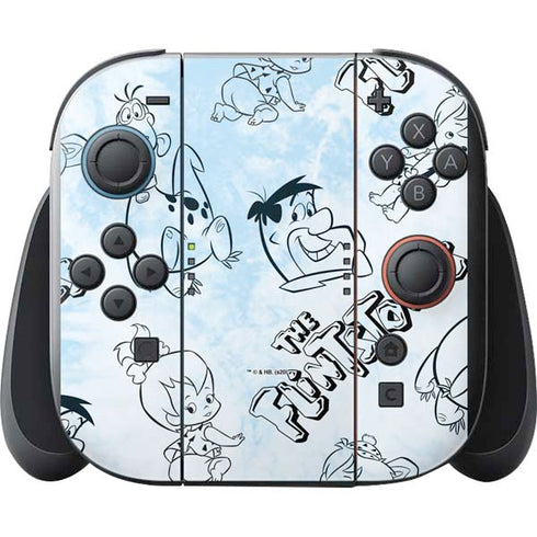 The Flinstones The Flintstones Tie Dye Print Nintendo Switch 2 (2025) with Joy-Con Skin