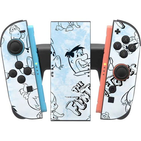 The Flinstones The Flintstones Tie Dye Print Nintendo Switch 2 (2025) Joy-Con Controller Skin