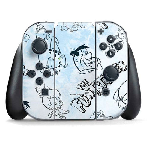 The Flinstones The Flintstones Tie Dye Print Nintendo Skins