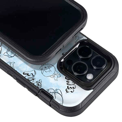 The Flinstones The Flintstones Tie Dye Print Otterbox Defender iPhone Skin