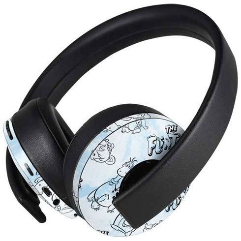 The Flinstones The Flintstones Tie Dye Print PlayStation 4 Gold Wireless Headset Skin