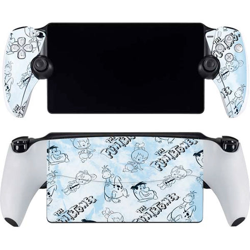 The Flinstones The Flintstones Tie Dye Print PlayStation Portal Remote Player Skin