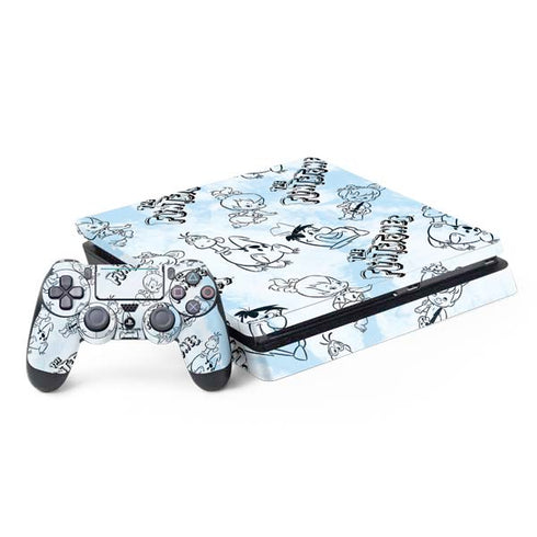 The Flinstones The Flintstones Tie Dye Print PlayStation PS4 Skins