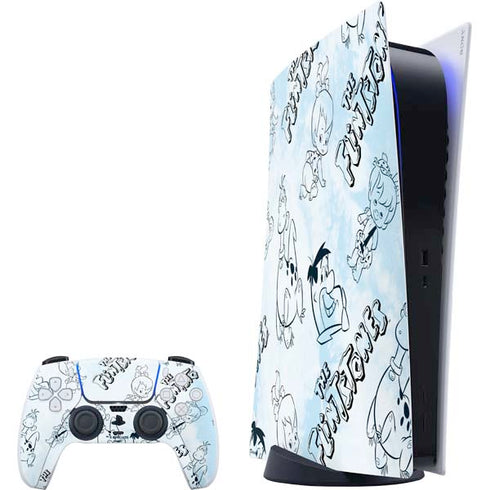 The Flinstones The Flintstones Tie Dye Print PlayStation PS5 Skins