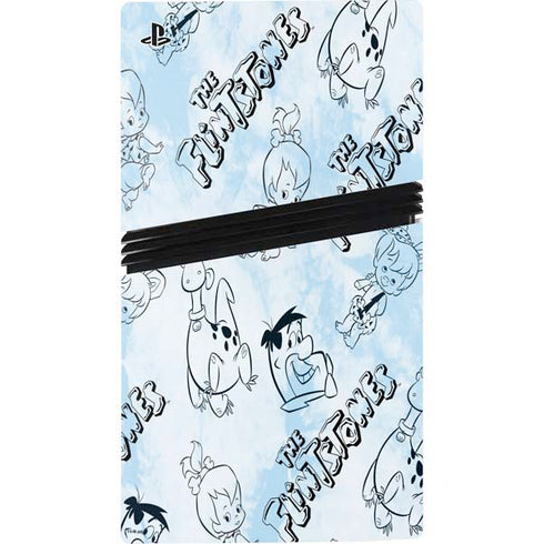 The Flinstones The Flintstones Tie Dye Print PS5 Pro Disk Bundle Skin