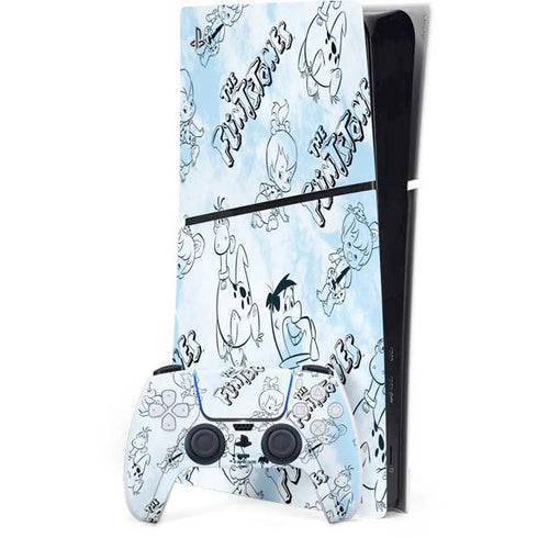 The Flinstones The Flintstones Tie Dye Print PlayStation PS5 Skins