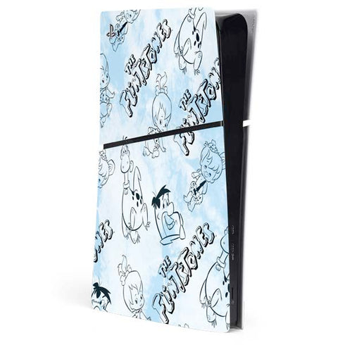 The Flinstones The Flintstones Tie Dye Print PS5 Slim Digital Edition Console Skin
