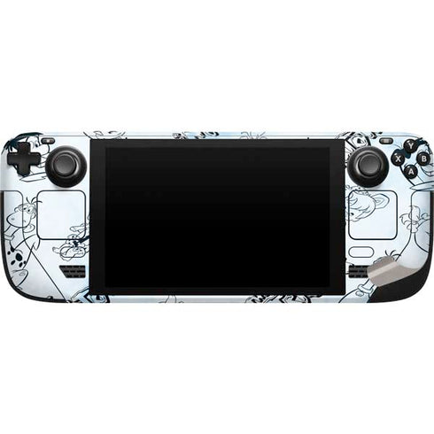 The Flinstones The Flintstones Tie Dye Print Steam Deck Handheld Gaming Computer Skin