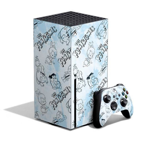 The Flinstones The Flintstones Tie Dye Print Xbox Series X Skins