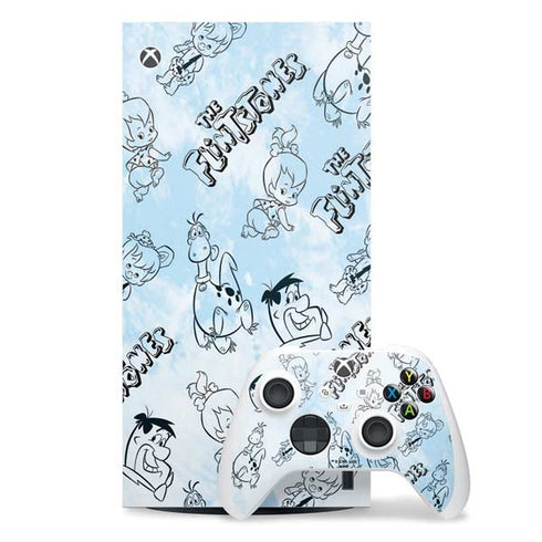 The Flinstones The Flintstones Tie Dye Print Xbox Series X Skins
