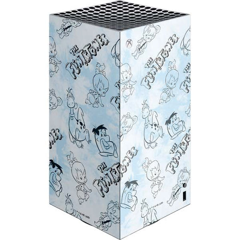 The Flinstones The Flintstones Tie Dye Print XBox Series X Digital Edition Console Skin