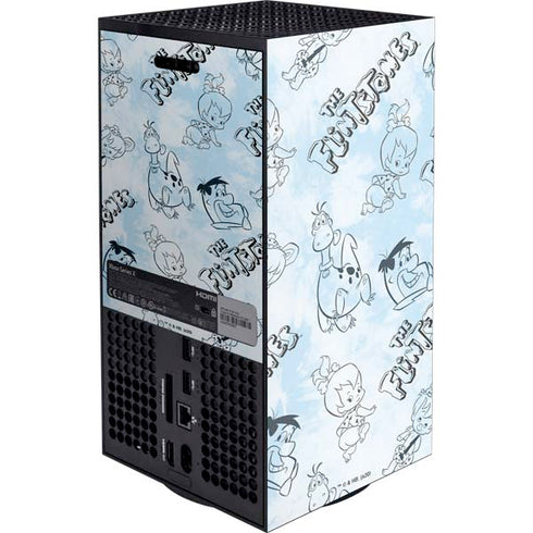 The Flinstones The Flintstones Tie Dye Print XBox Series X Digital Edition Console Skin